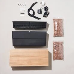 Bamboo Smart Hydroplanter -Eds Plant Shop bamboo smart hydroplanter 204403