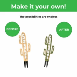 BARE™ Cactrella™ - Customizable Wooden Plant Support - Inspired By The Barrel Cactus -Eds Plant Shop bare cactrella customizable wooden plant support inspired by the barrel cactus 4478764