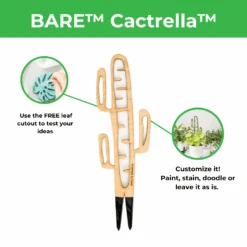 BARE™ Cactrella™ - Customizable Wooden Plant Support - Inspired By The Barrel Cactus -Eds Plant Shop bare cactrella customizable wooden plant support inspired by the barrel cactus 5406283