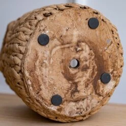 Basket Weave Cement Planter - Various Sizes -Eds Plant Shop basket weave cement planter various sizes 293519