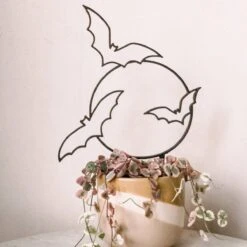 Bats Houseplant Trellis