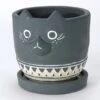 Black Cat Planter - Cement -Eds Plant Shop black cat planter cement 642913