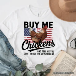 Buy Me Chickens T-Shirt, Patriotic American Retro Flag White Tee For Funny Country Style Lovers -Eds Plant Shop buy me chickens t shirt patriotic american retro flag white tee for funny country style lovers 277523