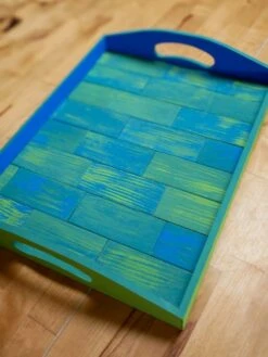 Chevron Wood Tray Kit -Eds Plant Shop chevron wood tray kit 403483