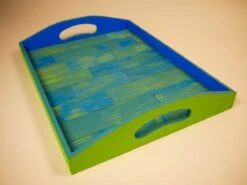 Chevron Wood Tray Kit -Eds Plant Shop chevron wood tray kit 503861