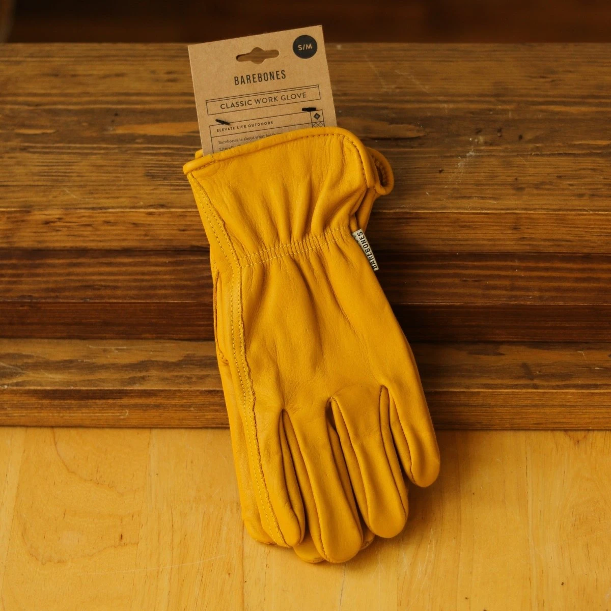 Barebones Classic Work & Gardening Glove: Mustard 13 Barebones Classic Work & Gardening Glove: Mustard - Image 11