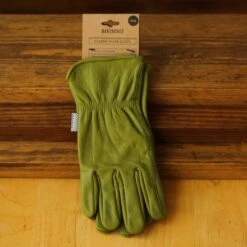 Barebones Classic Work & Gardening Glove: Olive -Eds Plant Shop classic work gardening glove olive 833846