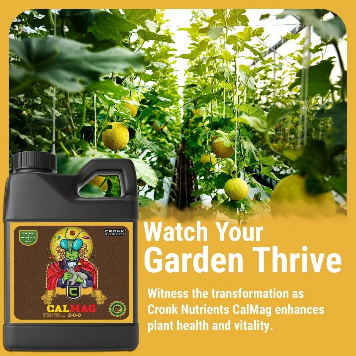 Cronk Nutrients CalMag 2-0-0 | Calcium, Magnesium & Iron Plant Supplement 5 Cronk Nutrients CalMag 2-0-0 | Calcium, Magnesium & Iron Plant Supplement - Image 3