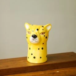 Decorative Ceramic Leopard Vase