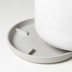 Eco-Friendly Signature Stone Planter & Saucer 9 Inch -Eds Plant Shop eco friendly signature stone planter saucer 9 inch 979139