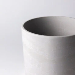 Eco-Friendly White Stone Planter Pot 4.75 Inch -Eds Plant Shop eco friendly white stone planter pot 475 inch 352003