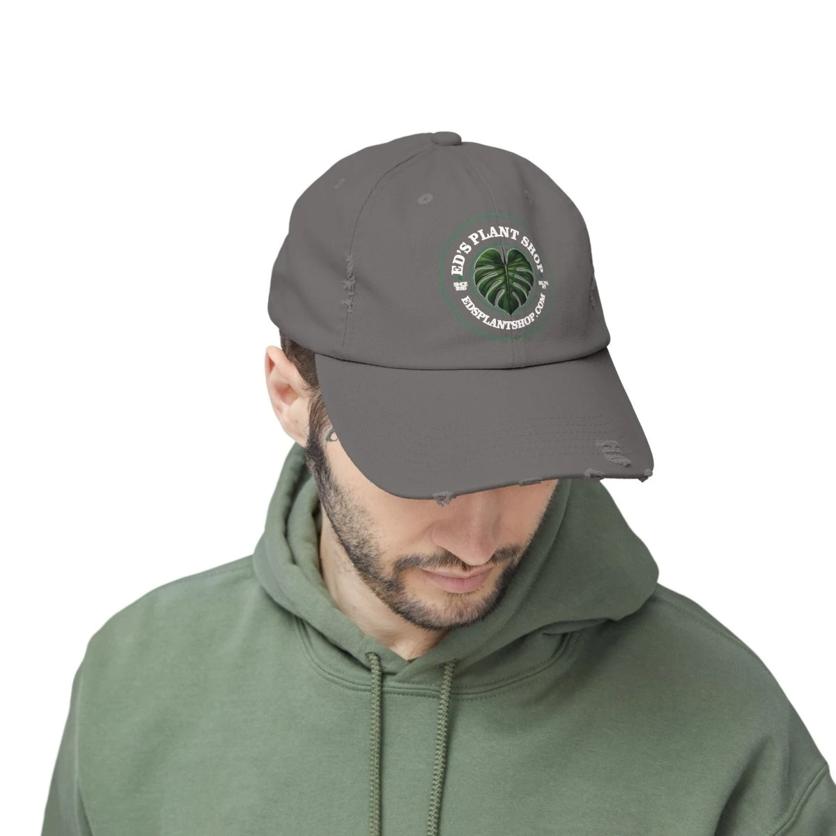 Ed's Plant Shop - Adjustable Fit Custom Distressed Cotton Twill Hats 3 Ed's Plant Shop - Adjustable Fit Custom Distressed Cotton Twill Hats - Image 2
