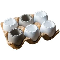 Eggshell-Shaped Planters In Egg Crate -Eds Plant Shop eggshell shaped planters in egg crate 417015