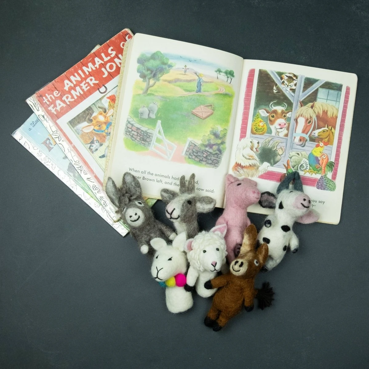 Finger Puppets - Barnyard Buddies 3 Finger Puppets - Barnyard Buddies