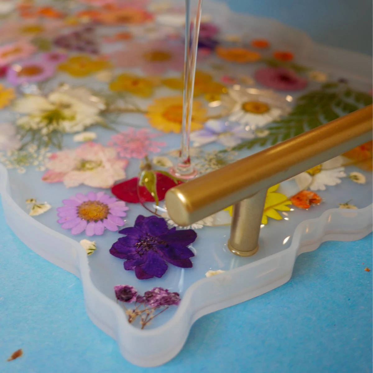 Floral Resin Serving Tray Kit 7 Floral Resin Serving Tray Kit - Image 5