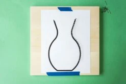 Floral String Art + Canvas Embroidery Kit -Eds Plant Shop floral string art canvas embroidery kit 652150