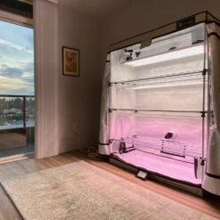 Flowers & Fruits 3-Tier Walden White LED Grow Tent Kit -Eds Plant Shop flowers fruits 3 tier walden white led grow tent kit 744682