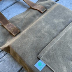 Garden Kneeler Pad - Waxed Canvas Garden Pad