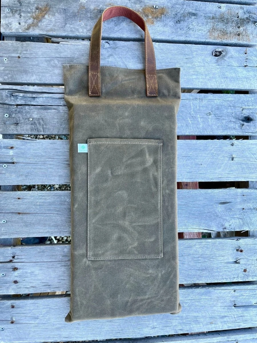 Garden Kneeler Pad - Waxed Canvas Garden Pad 5 Garden Kneeler Pad - Waxed Canvas Garden Pad - Image 3
