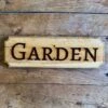 Garden Sign - Made In USA With American Cedar
