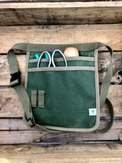 Garden Tool Belt - Waxed Canvas For Gardening -Eds Plant Shop garden tool belt waxed canvas for gardening 635033