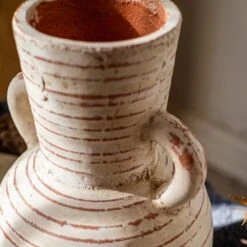 Handmade Terracotta Planter Vase With Handles -Eds Plant Shop handmade terracotta planter vase with handles 741105