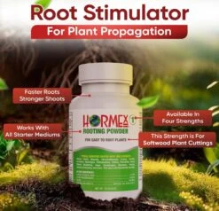 Hormex Rooting Powder #1 – 0.10% IBA Cloning & Rooting Hormone For Softwood, Herbs & Succulent Cuttings -Eds Plant Shop hormex rooting powder 1 010 iba cloning rooting hormone for softwood herbs succulent cuttings 4750237