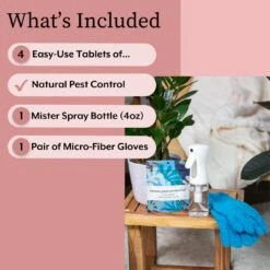 Houseplant DEFENSE Bundle | Natural Pest Control + Gloves + Spray Bottle -Eds Plant Shop houseplant defense bundle natural pest control gloves spray bottle 862288