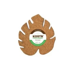 Kostr™ Double‑Sided Leaf‑Shaped Plant Coasters | Eco‑Friendly Home Decor