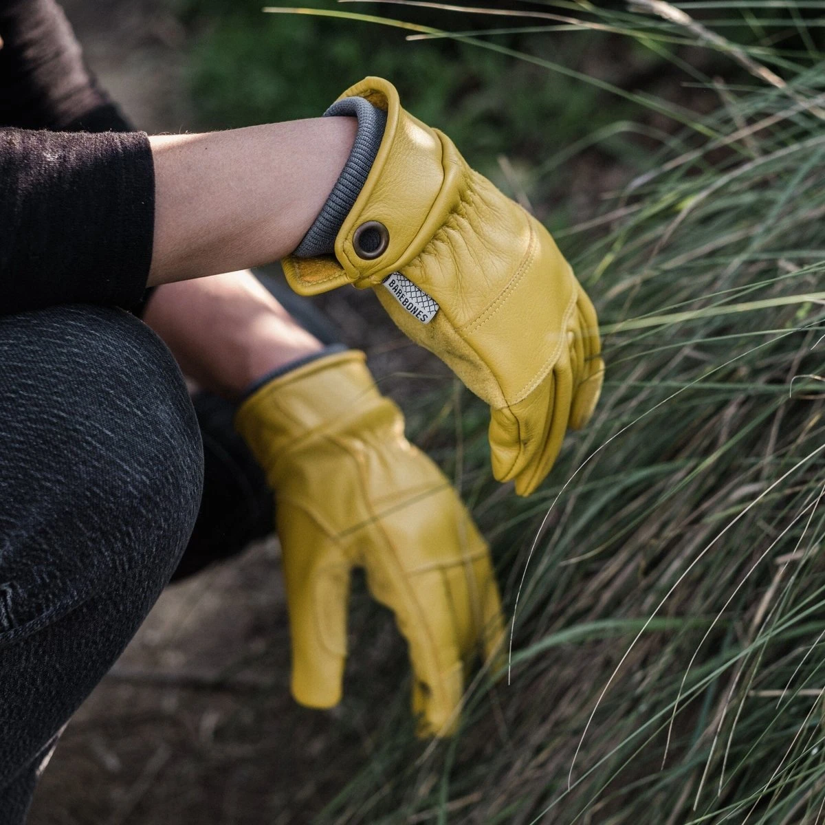 Barebones Kunar Glove: Premium All-Purpose Work Glove: Natural/Yellow 9 Barebones Kunar Glove: Premium All-Purpose Work Glove: Natural/Yellow - Image 7