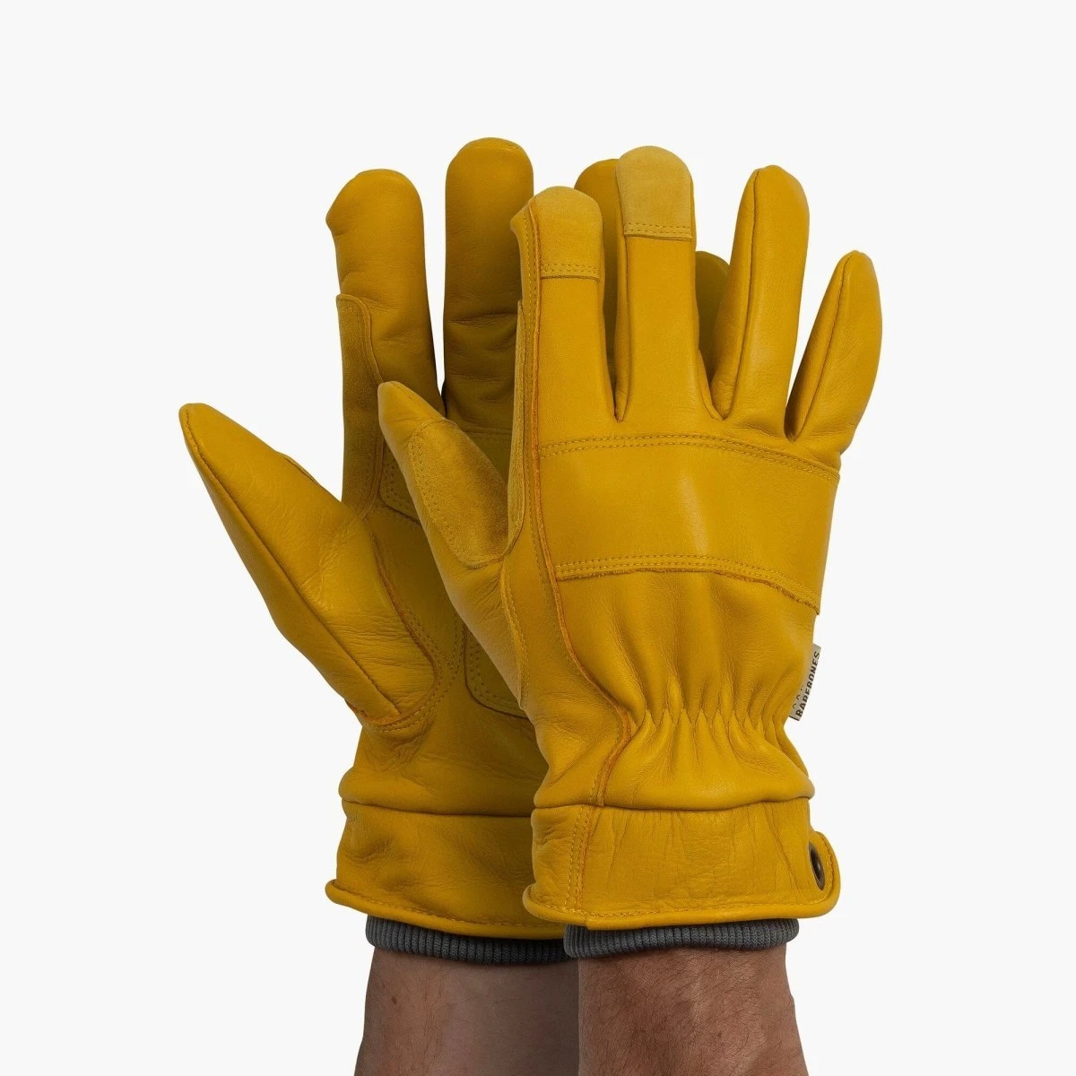 Barebones Kunar Glove: Premium All-Purpose Work Glove: Natural/Yellow 5 Barebones Kunar Glove: Premium All-Purpose Work Glove: Natural/Yellow - Image 3