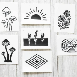 Linocut Printmaking Kit – Complete DIY Carving & Printing Set -Eds Plant Shop linocut printmaking kit complete diy carving printing set 618473