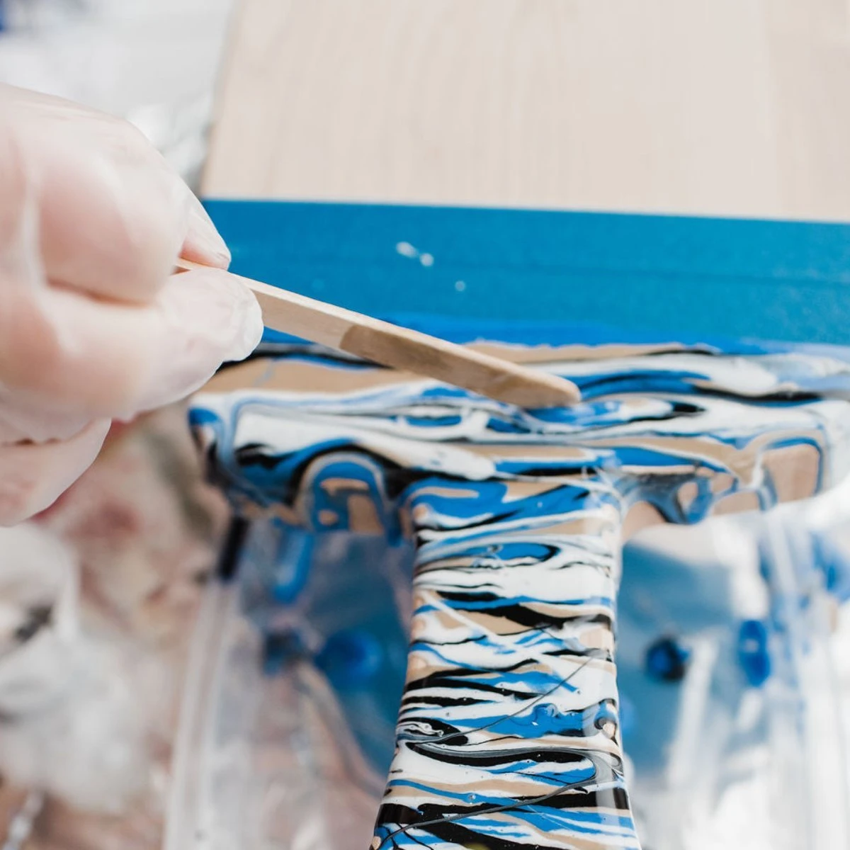 Marbled Resin Wood Board 7 Marbled Resin Wood Board - Image 5