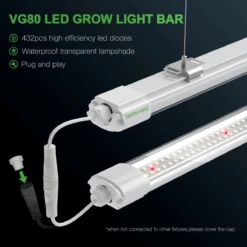 Mars Hydro VG80 80W LED Grow Light -Eds Plant Shop mars hydro vg80 80w led grow light 781543