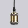 Modern Pendant And Socket- Brass 1 Modern Pendant And Socket- Brass -Eds Plant Shop modern pendant and socket brass 613345