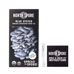 Organic Blue Oyster ‘Spray & Grow’ Mushroom Growing Kit -Eds Plant Shop organic blue oyster spray grow mushroom growing kit 807921