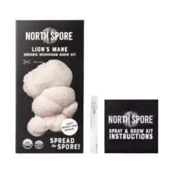 Organic Lion's Mane ‘Spray & Grow’ Mushroom Growing Kit -Eds Plant Shop organic lions mane spray grow mushroom growing kit 269452