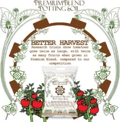 Organic Mechanics Premium Blend Potting Soil - Peat-Free (8 Dry Quarts) 12 Organic Mechanics Premium Blend Potting Soil - Peat-Free (8 Dry Quarts) -Eds Plant Shop organic mechanics premium blend potting soil peat free 8 dry quarts 185960