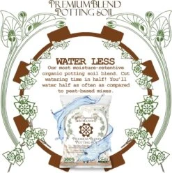 Organic Mechanics Premium Blend Potting Soil - Peat-Free (8 Dry Quarts) 11 Organic Mechanics Premium Blend Potting Soil - Peat-Free (8 Dry Quarts) -Eds Plant Shop organic mechanics premium blend potting soil peat free 8 dry quarts 407489