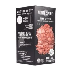 Organic Pink Oyster ‘Spray & Grow’ Mushroom Growing Kit 12 Organic Pink Oyster ‘Spray & Grow’ Mushroom Growing Kit -Eds Plant Shop organic pink oyster spray grow mushroom growing kit 860534
