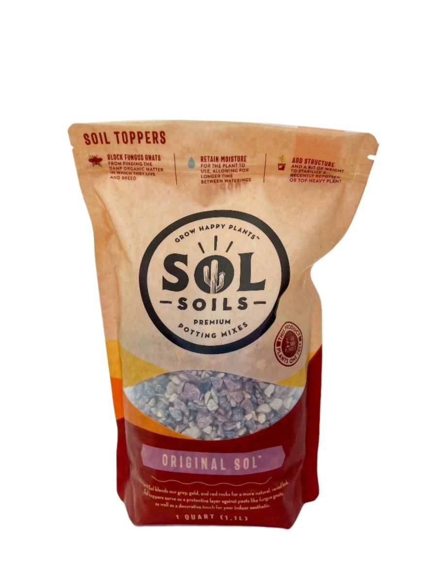 Original Sol Soil Topper – Decorative & Functional Rock Blend For Plants 4 Original Sol Soil Topper – Decorative & Functional Rock Blend For Plants - Image 2