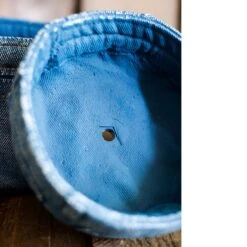 Pants For Plants – Blue Jeans Cement Planter With Drainage Hole -Eds Plant Shop pants for plants blue jeans cement planter with drainage hole 105785