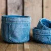 Pants For Plants – Blue Jeans Cement Planter With Drainage Hole -Eds Plant Shop pants for plants blue jeans cement planter with drainage hole 531159