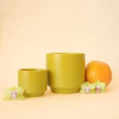 Parker Planter Pot | Palm Speckle -Eds Plant Shop parker planter pot palm speckle 801229