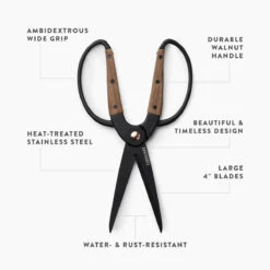 Barebones Premium Garden Scissors – Style Meets Performance -Eds Plant Shop premium garden scissors 861857
