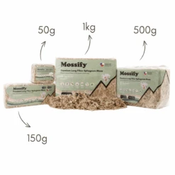 Premium Long Fiber Sphagnum Moss – Orchid & Kokedama Substrate (150g) -Eds Plant Shop premium long fiber sphagnum moss orchid kokedama substrate 150g 9726522