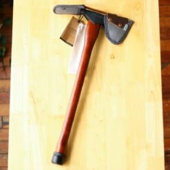 Barebones Pulaski Axe With Canvas Sheath -Eds Plant Shop pulaski axe with canvas sheath 149876