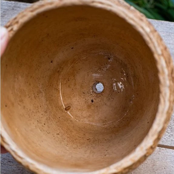 Seagrass Style Cement Planter 13 Seagrass Style Cement Planter - Image 11