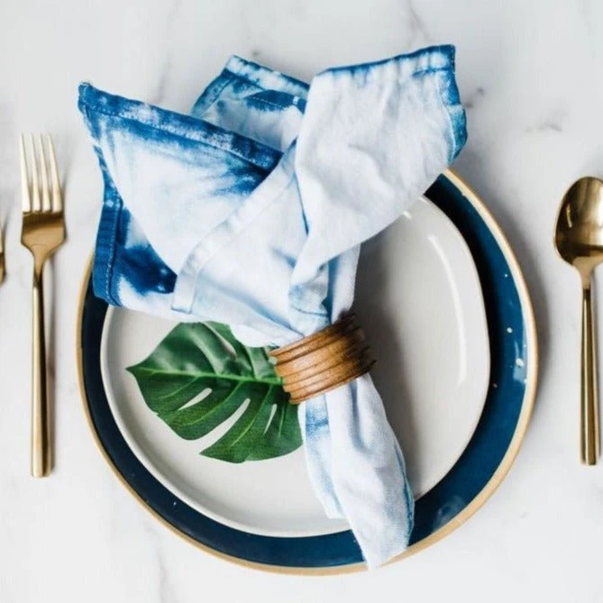 Shibori & Classic Tie Dye Kit – DIY Indigo Dyeing Kit With Napkins + Tote 3 Shibori & Classic Tie Dye Kit – DIY Indigo Dyeing Kit With Napkins + Tote