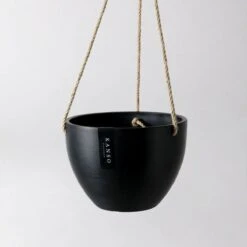 8 Inch Signature Stone Hanging Planter Pot -Eds Plant Shop signature stone hanging planter pot 8 inch 289101